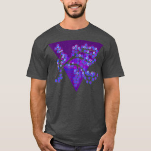 Camiseta Flor Sakura no Japão 80s da Synthwave Cherry