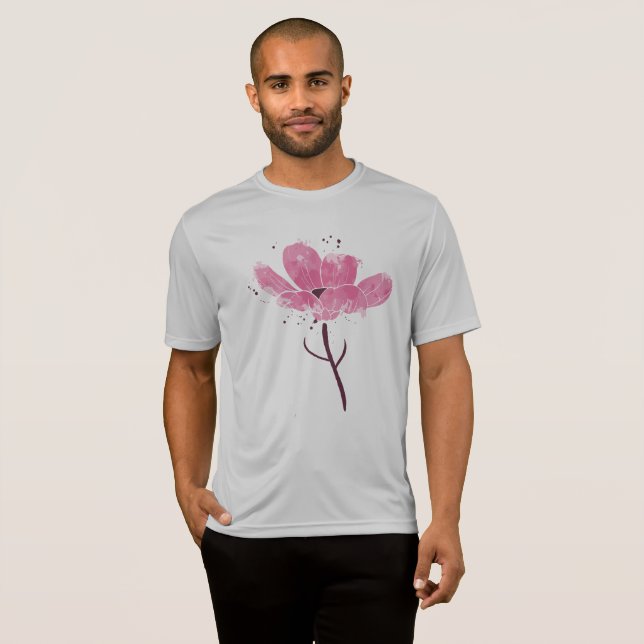 Camiseta Flor selvagem (Frente Completa)