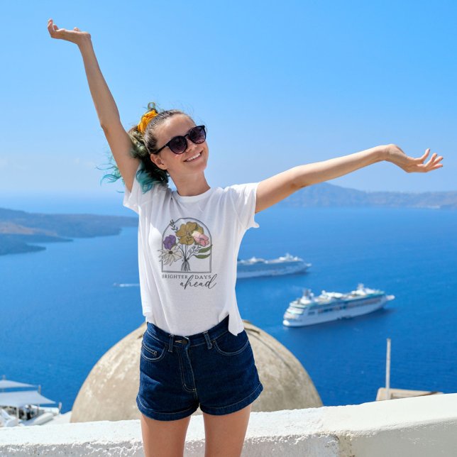 Camiseta Flor selvagem nos dias mais brilhantes (Criador carregado)