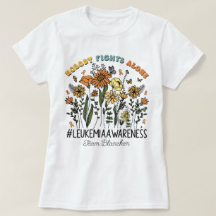 Camiseta Flor Selvagem Personalizada Ninguém Luta Sozinha L