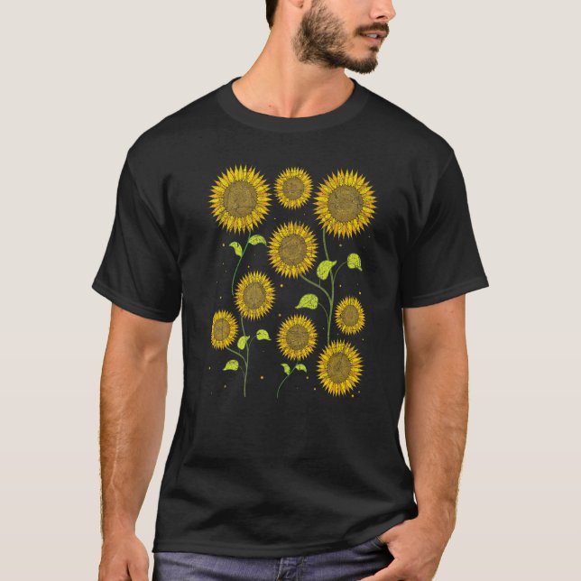Camiseta Flor Sunshine Flor Flores Natureza Florista Hippie (Frente)