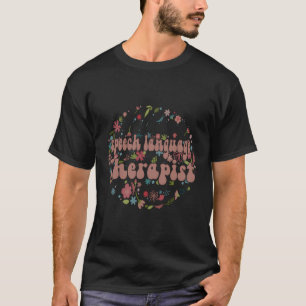 Camiseta Flor Terapista de Língua Falante