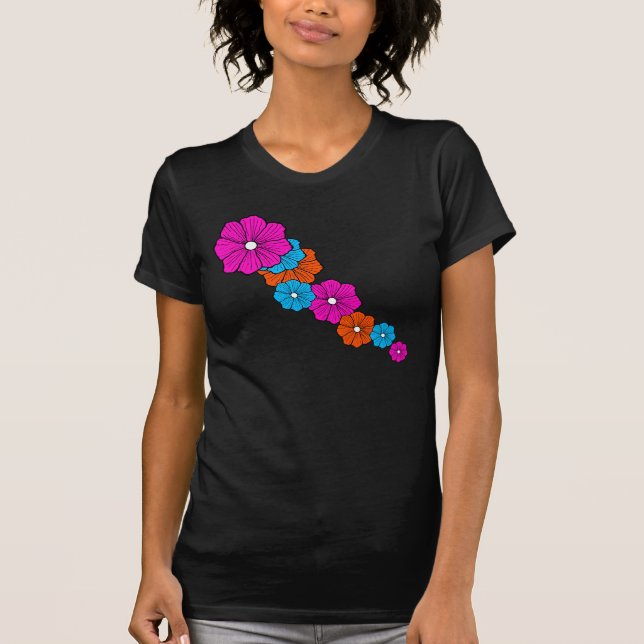 Camiseta Flor Tropical (Frente)