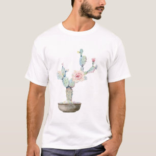 Camiseta Flor Verde Torn Cactus