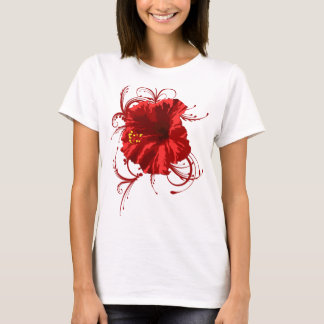 Camiseta Flor vermelha