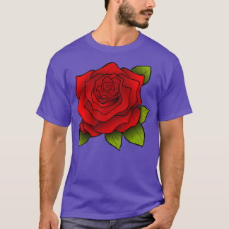 Camiseta Flor Vermelho