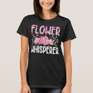 Camiseta Flor Whisperer - Florista Engraçado