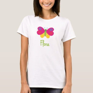 Camiseta Flora a borboleta