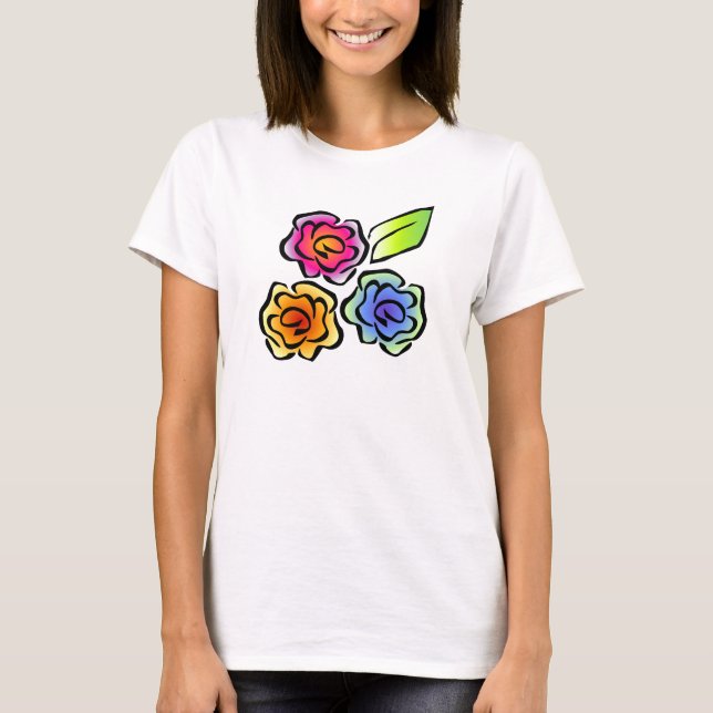 Camiseta floral3 (Frente)