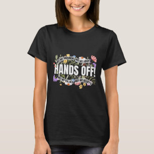 Camiseta Floral Anti-Trump Resistir Não Meu Presidente Fora