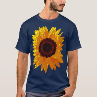 Camiseta Floral Art Sunflower