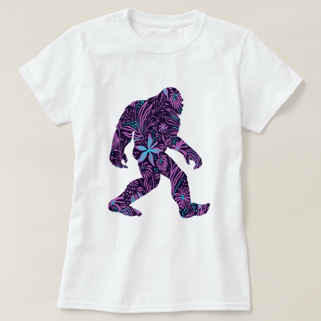 CAMISETA FLORAL BIGFOOT (Frente do Design)