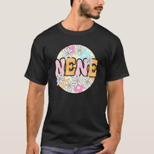 Camiseta Floral Boho Style Nene Grandma Dia de as mães