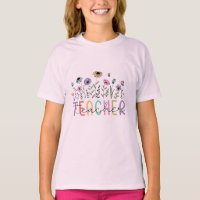 Camiseta floral Boho Wildflower para agradecimento