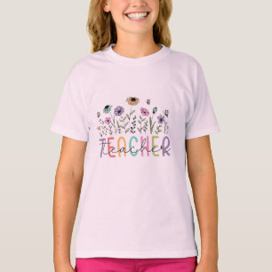 Camiseta floral Boho Wildflower para agradecimento