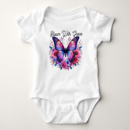 Camiseta Floral Borboleta Bloom With Grace | Rosa