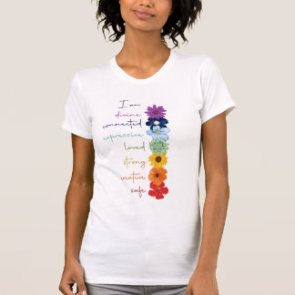 Camiseta Floral Chakra Colorida