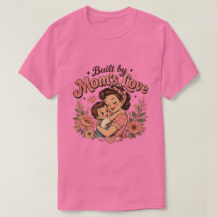 Camiseta Floral Construída pelo Amor da Mamãe