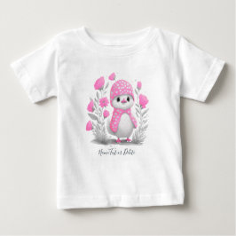 Camiseta Floral, Cor-de-Água, Pato Rosa,