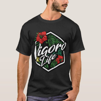 Camiseta Floral Crachá Vigoro Life