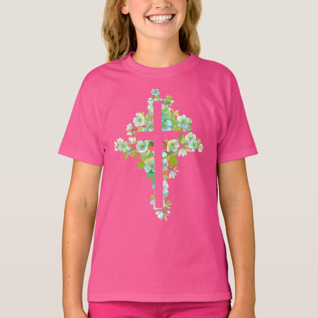 Camiseta Floral Cross (Frente)