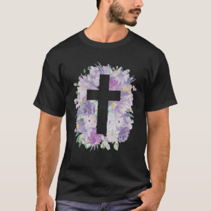 Camiseta Floral Cross Day Flower Lover Para Ww