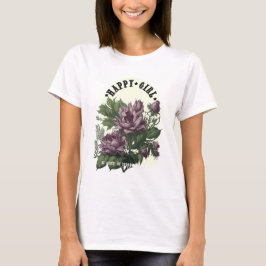 Camiseta floral da Happy Girl