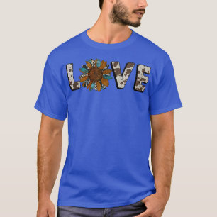 Camiseta Floral de Girassol Ocidental de aparência Moderna