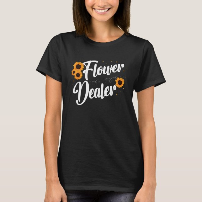 Camiseta Floral Designer Florist Fllower Compro (Frente)