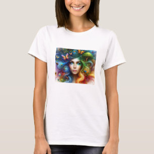 Camiseta Floral do Jardim Bliss