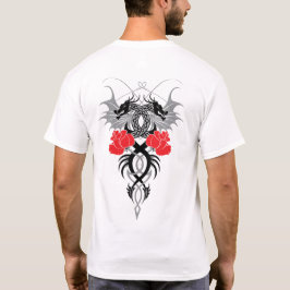 Camiseta Floral Dragon's Embrace