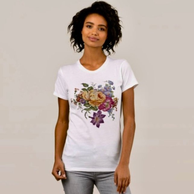 Camiseta Floral Fancy  (Criador carregado)