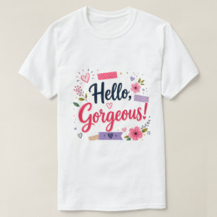 Camiseta Floral Fofa