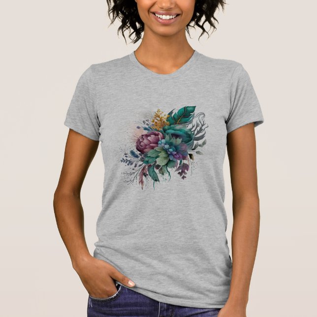 Camiseta Floral Gorgeous (Frente)