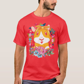 Camiseta Floral Guiné Pig