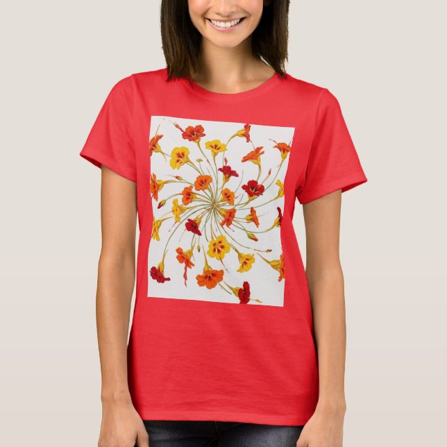 Camiseta Floral harmony (Frente)