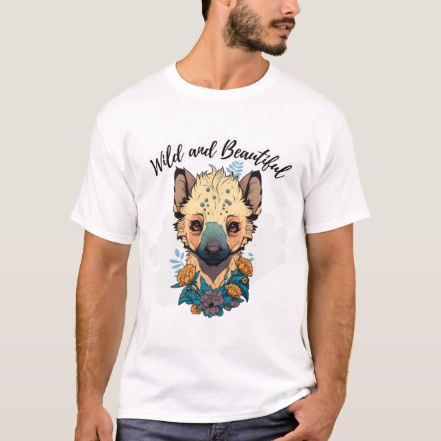 Camiseta Floral Hyena (Frente)