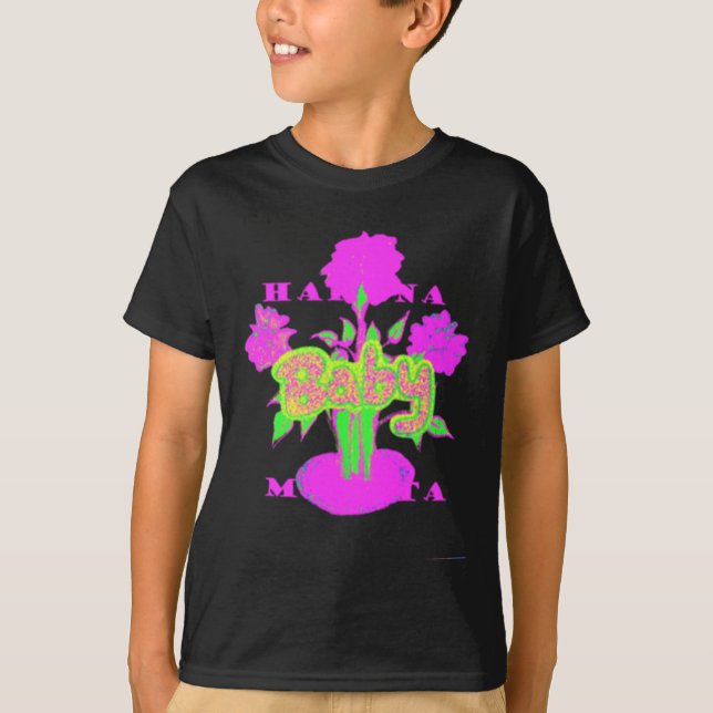 Camiseta Floral Inspiracional Belo e Incrível Bebê (Frente)