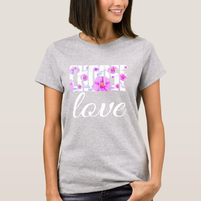Camiseta Floral Love (Frente)