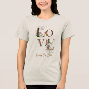 Camiseta Floral Love Daisy in Love Romântica Vinta
