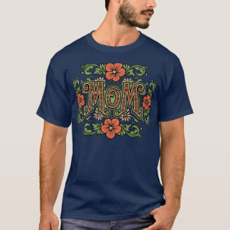 Camiseta Floral Mãe