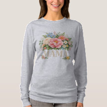 Camiseta Floral Mama