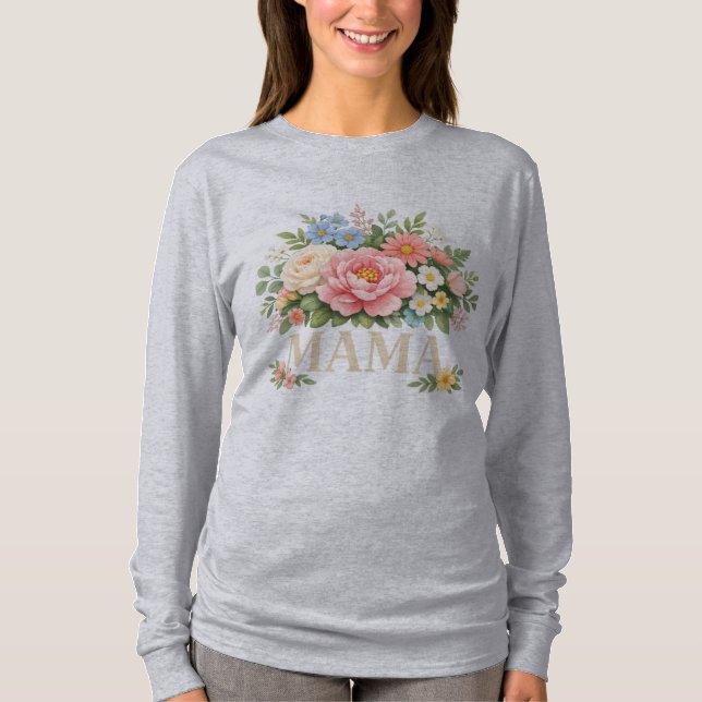 Camiseta Floral Mama (Frente)