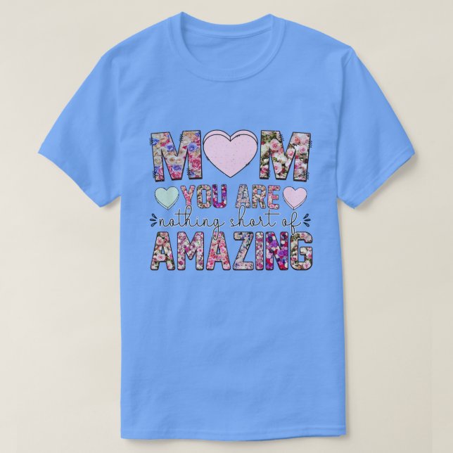 Camiseta Floral Mama 5 (Frente do Design)