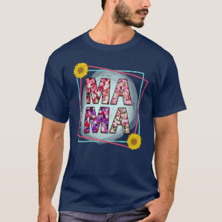 Camiseta Floral Mama 7