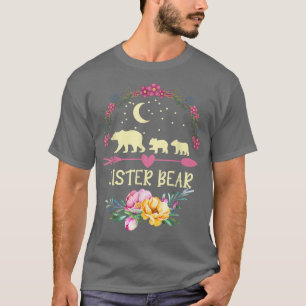 Camiseta Floral Matching Family Outfits Funny Sister Bear M