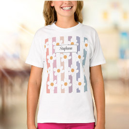 Camiseta Floral Modern Daisy Girly