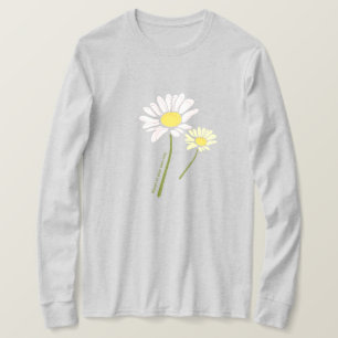 Camiseta Floral Moderna "Floresça à Sua Maneira"