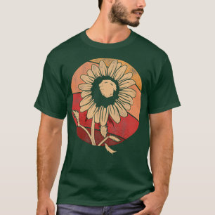 Camiseta Floral Nature Daisy Lover Gardener Retro Daisy Flo