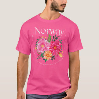 Camiseta Floral Noruega